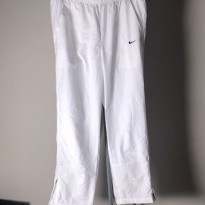 NIKE White Track Pants